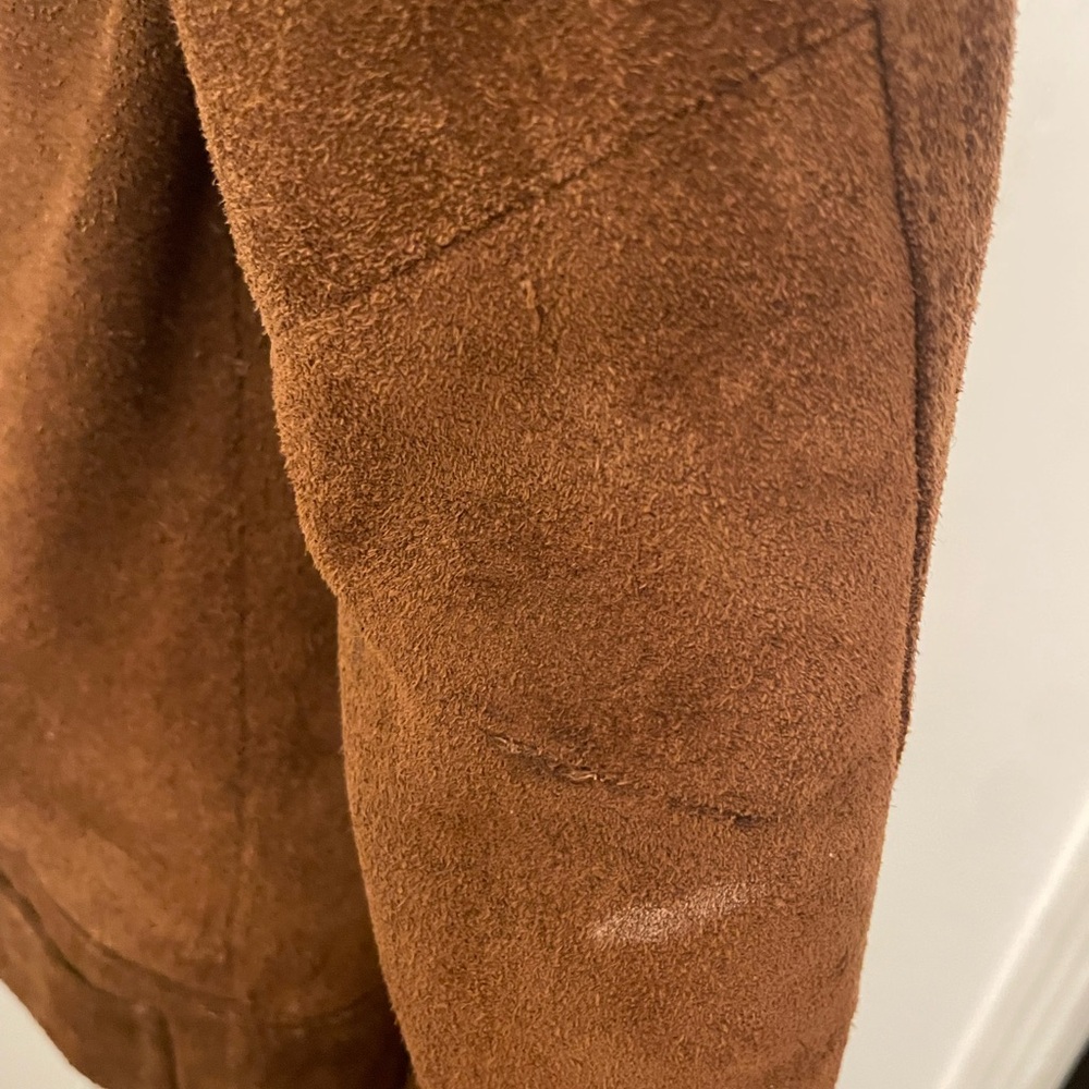Vintage Gap Suede Leather Lined Jacket - Picture 6 of 7